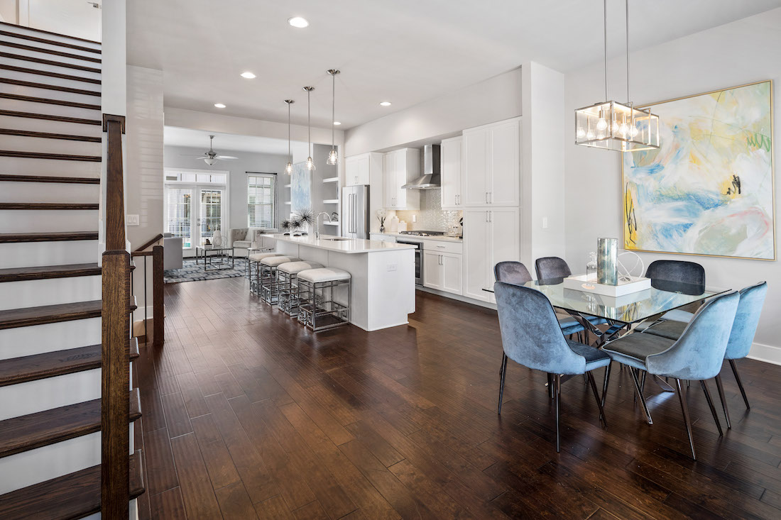 Open concept floor plan at Cosmopolitan