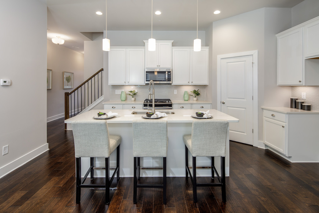 Gourmet chef's kitchen in new Sandy Springs townhomes