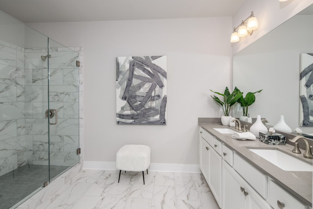 Create a tranquil master bath in your new Rockhaven Home