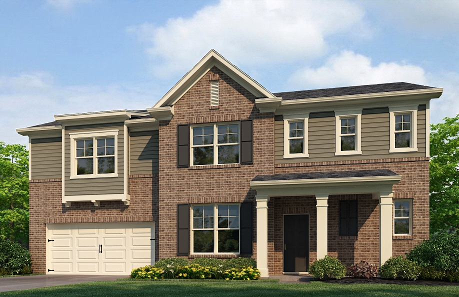 The 3-bedroom Stonecrest floor plan of Phillips Trace.