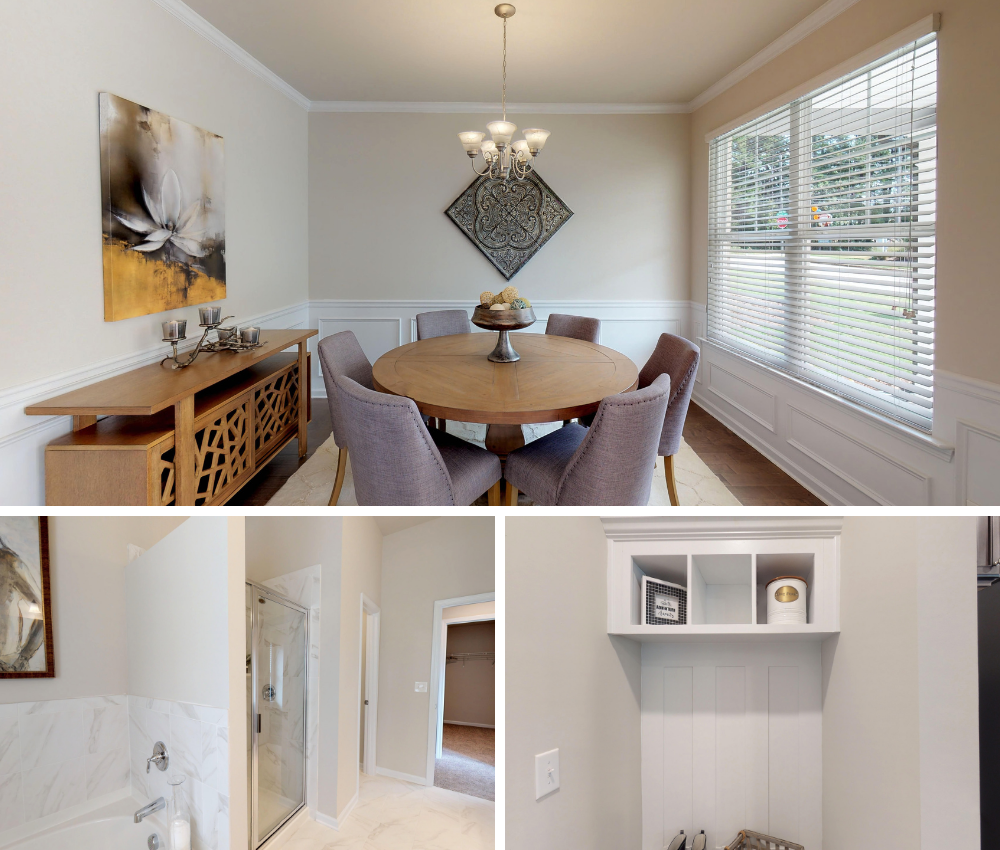 Exquisite details in the newly decorated model home in Phillips Trace