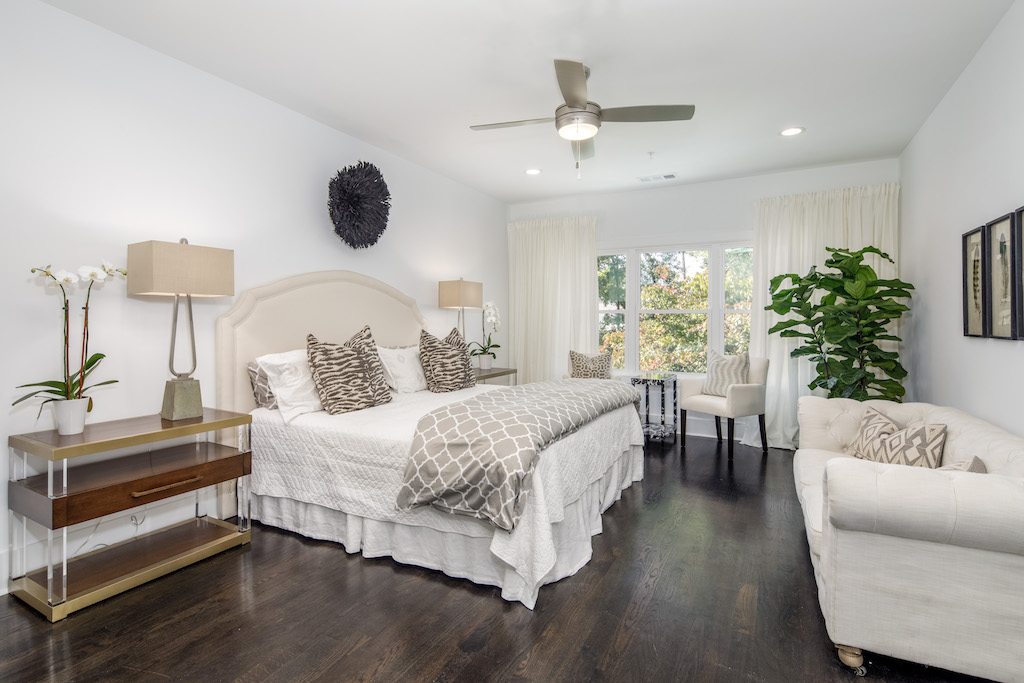 The master suites in 28th at Brookwood are designed with maximum comfort in mind