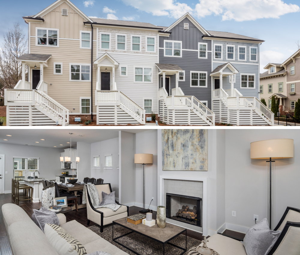 3-story East Atlanta townhomes await you in Eastland Gates