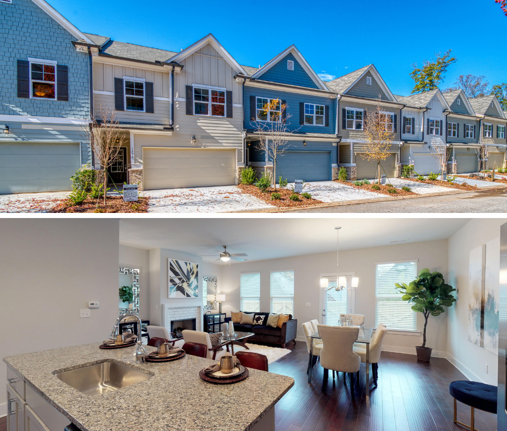 Find your new East Atlanta home among the charming 2-story townhomes in Heights at Grant Park 