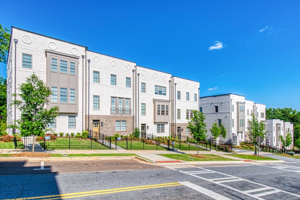 A view of Reserve at City Center from the street