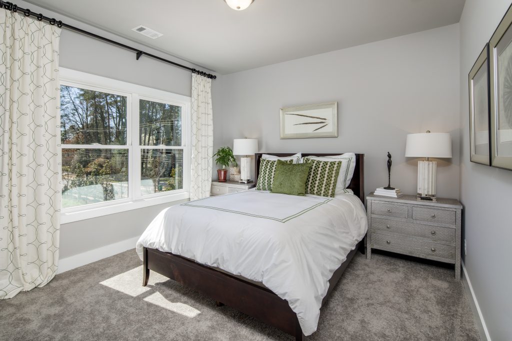 A guest room in a Park Chase home