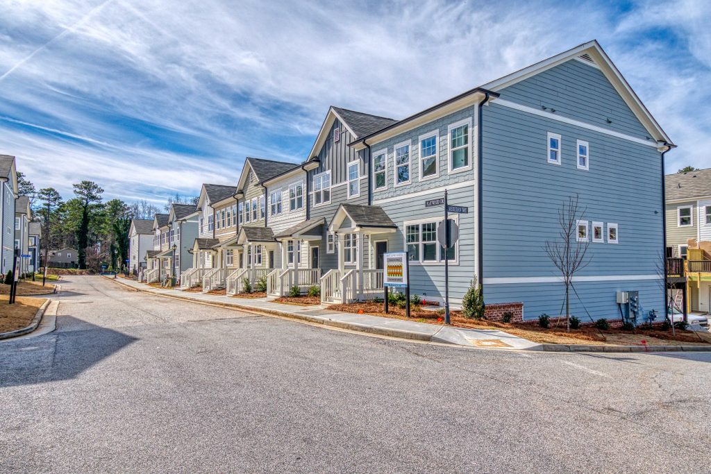 Homes such as those in Heights at Grant Park