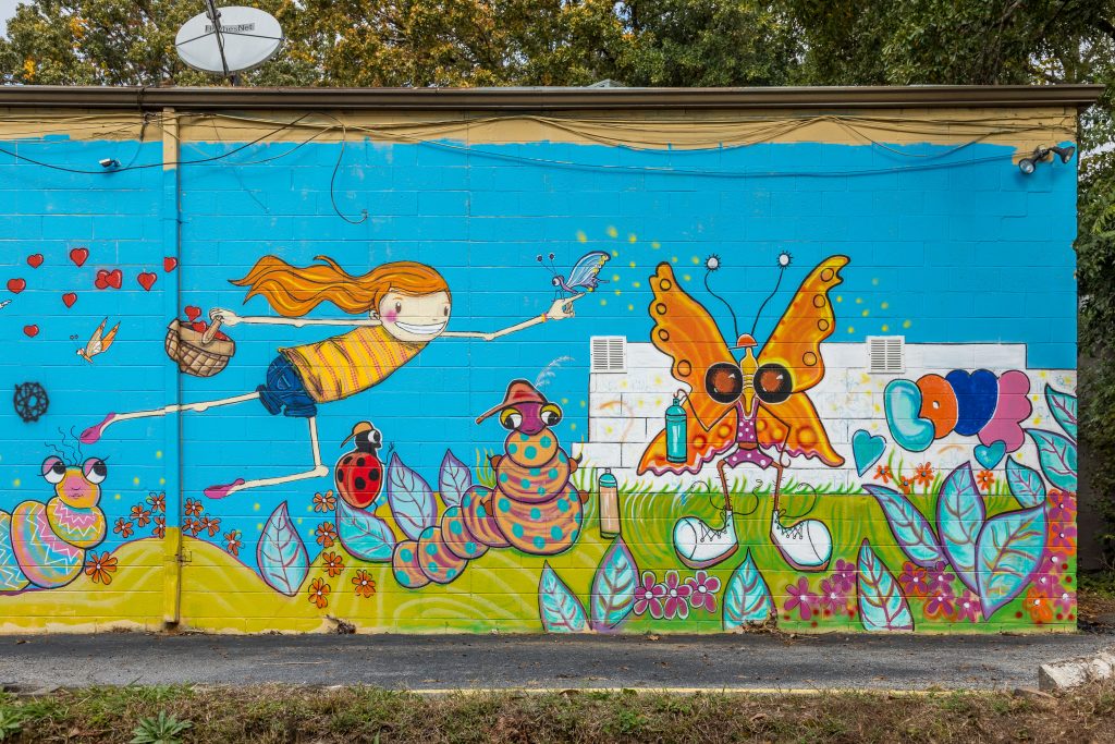 Street art in East Atlanta Village