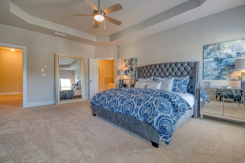 The bedroom in a Heights at Grant Park home