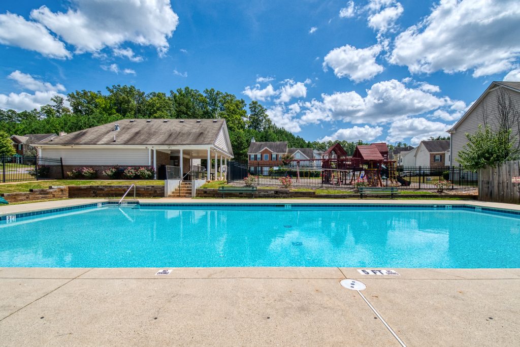 Relax by the pool in High Grove - new south Atlanta townhome community