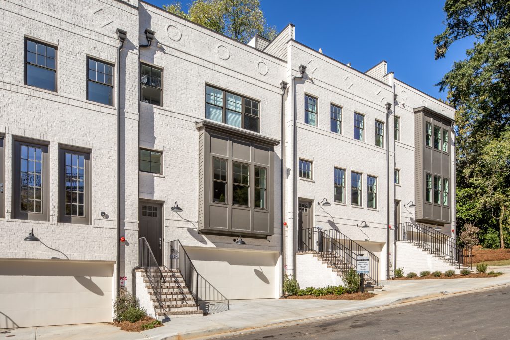 the homes at 28th at Brookwood near Buckhead