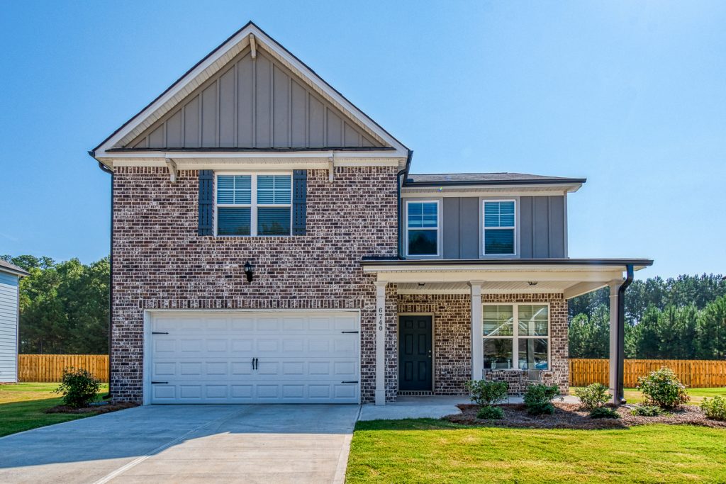 A new construction home in Lakeview at Stonecrest