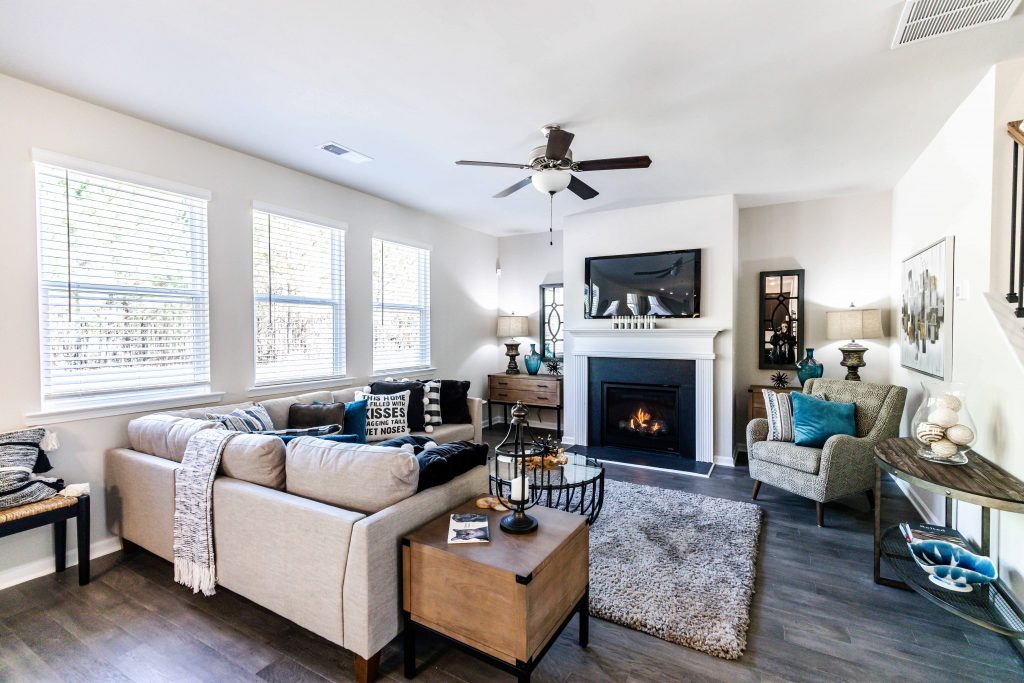 High Grove Living Room - Clifton Floor Plan, a new Atlanta single family home