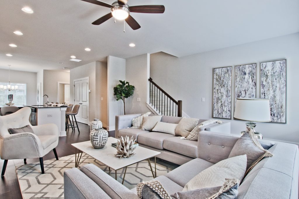 cozy daybed in living room