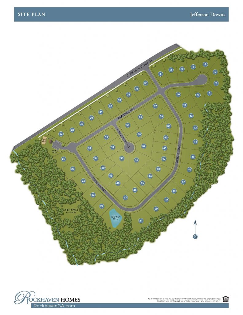 Jefferson Downs New Homes in Jefferson, GA Rockhaven Homes