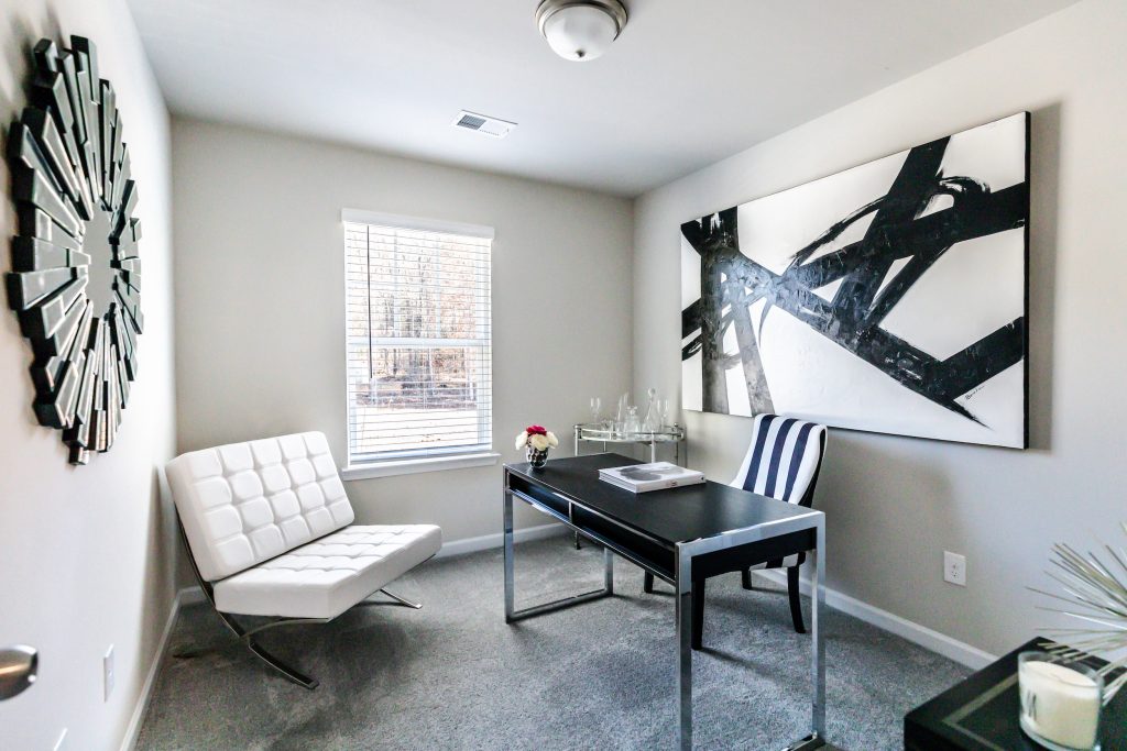 Home Office in The Abbot Floor Plan by Rockhaven Homes