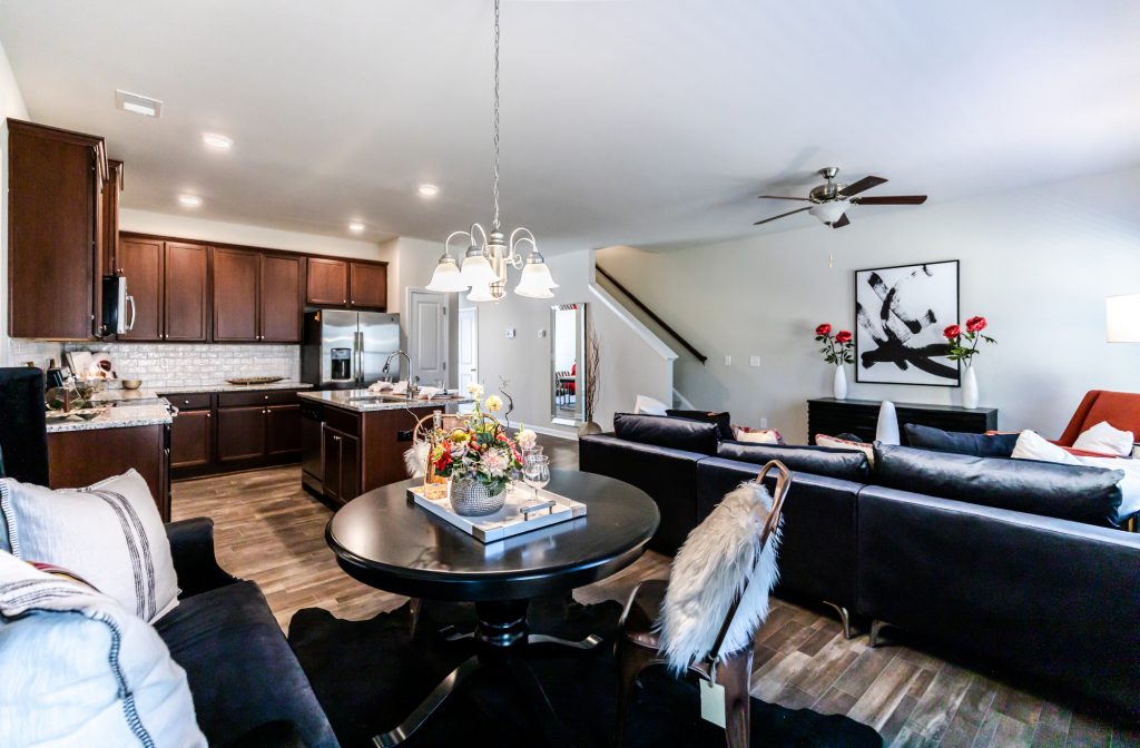 Interior of a model of one of our New Homes in Decatur at Hillside Hollow