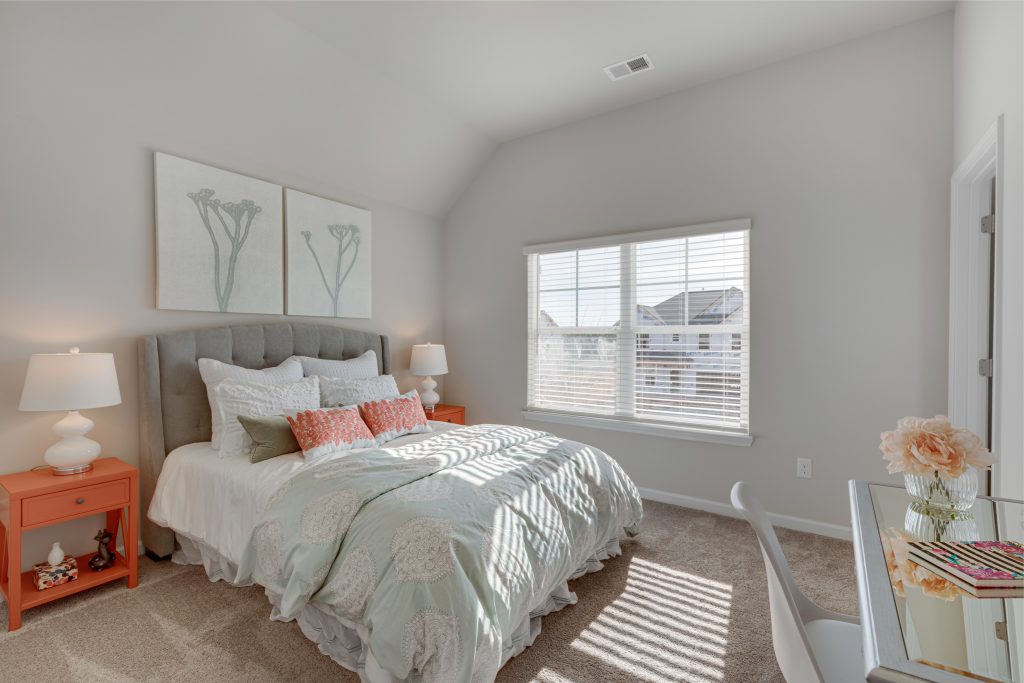 A bedroom in Trinity Park home