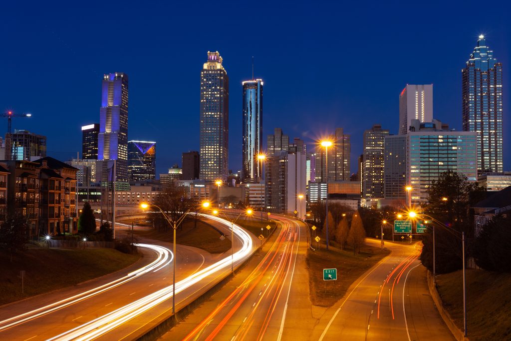 atlanta skyline nickolay © 123rf