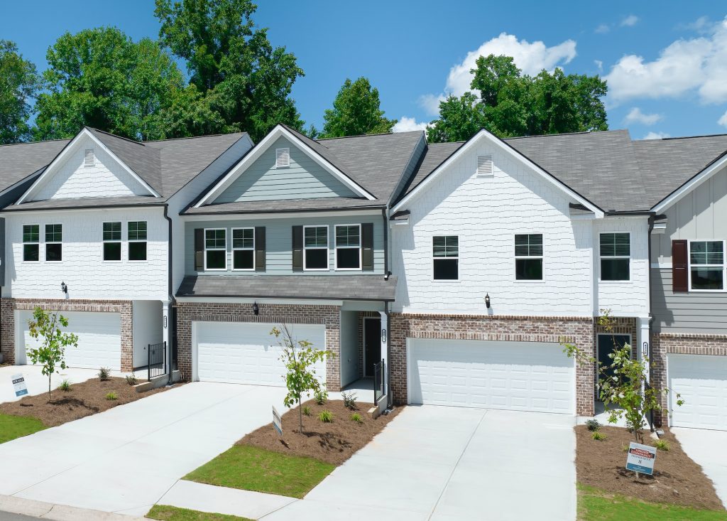 McEver Mill townhome exterior Rockhaven Homes