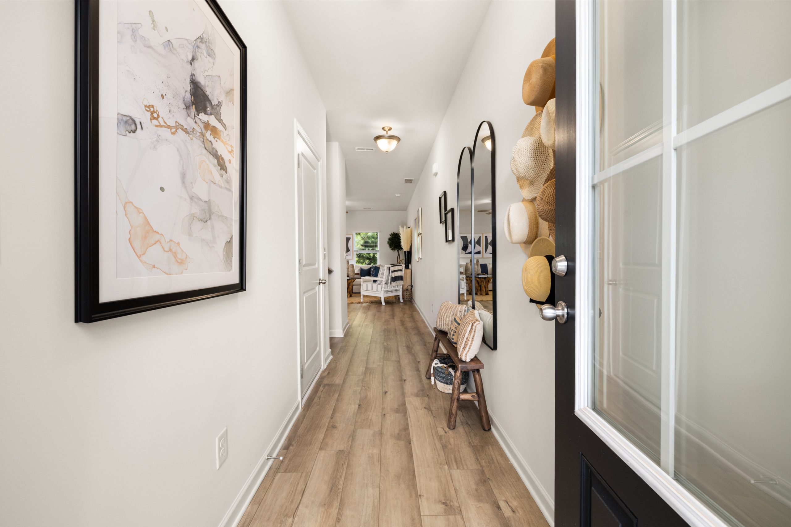 interior foyer of mcever mill by rockhaven homes