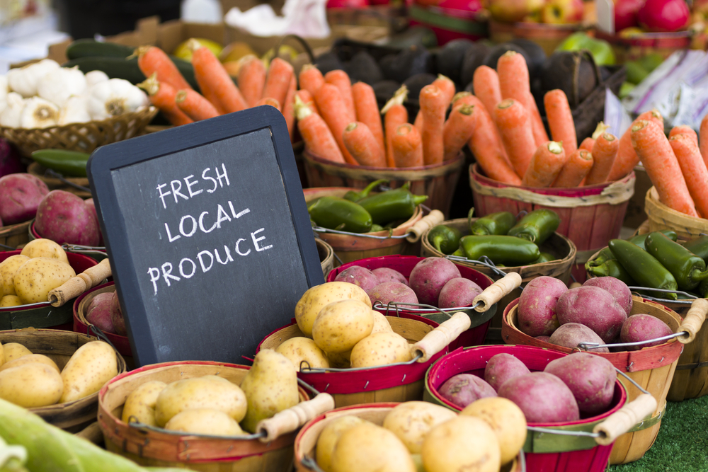 Fresh Local Produce at Farmers Market © Arina P Habich