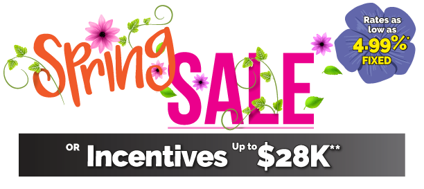 Up to $21k+* in Incentives or 5.99% Fixed Rate!