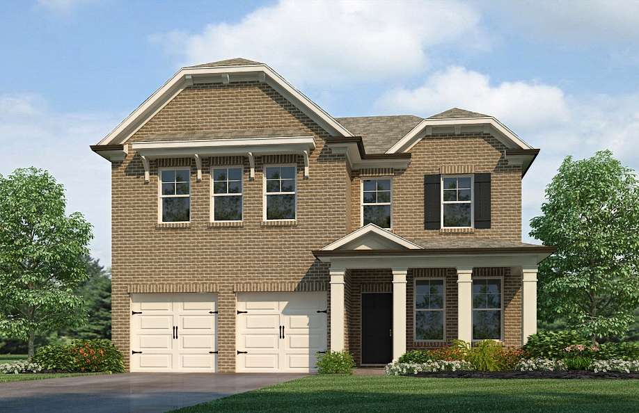 Wynbrooke exterior front 2 Car Garage option