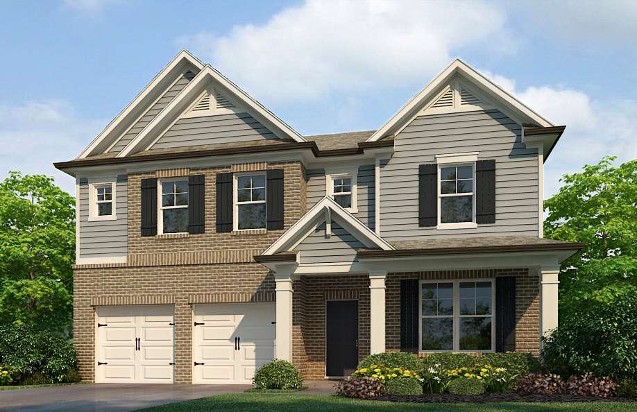 Wellington - 2 Car Garage exterior front