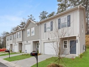Move-in ready new townhomes at Notting Hill at Arlington in Atlanta.