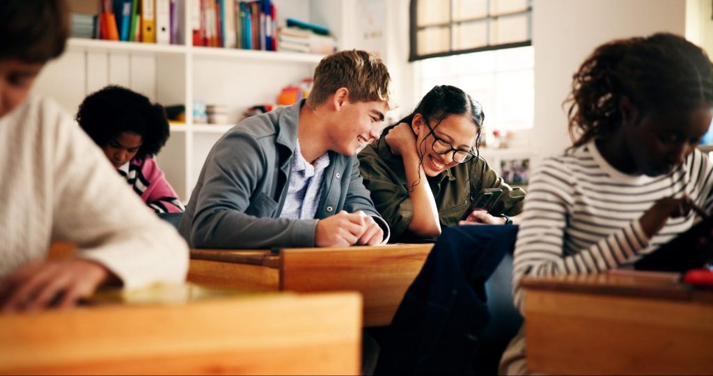 tudents working together in a classroom near Metro Atlanta communities
©PeopleImages