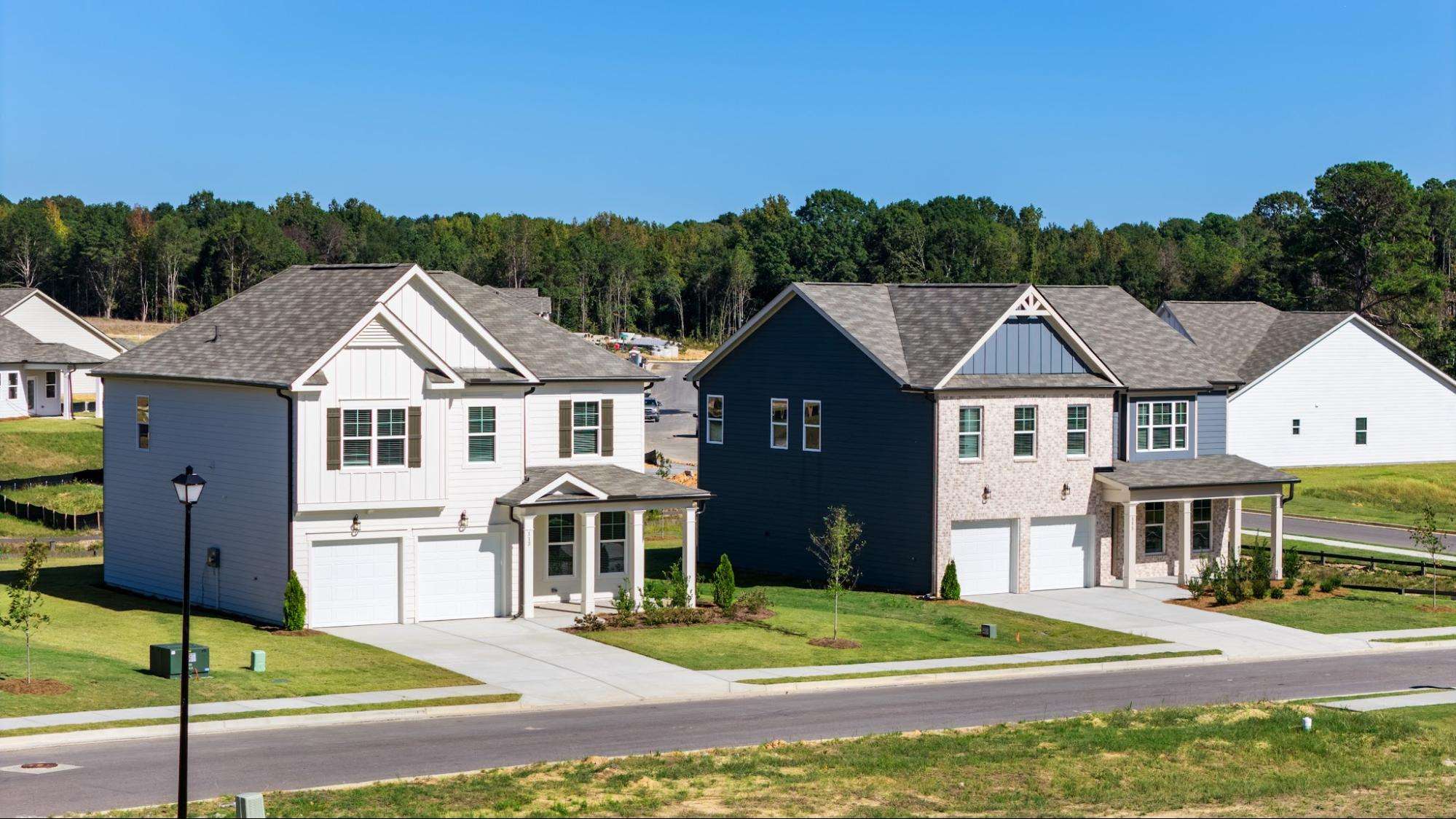 New construction homes by Rockhaven Homes in Metro Atlanta