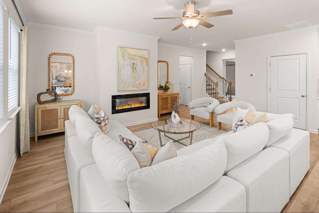 Interior of a Rockhaven Homes new construction home
