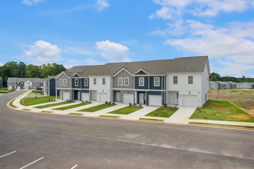 exterior townhomes